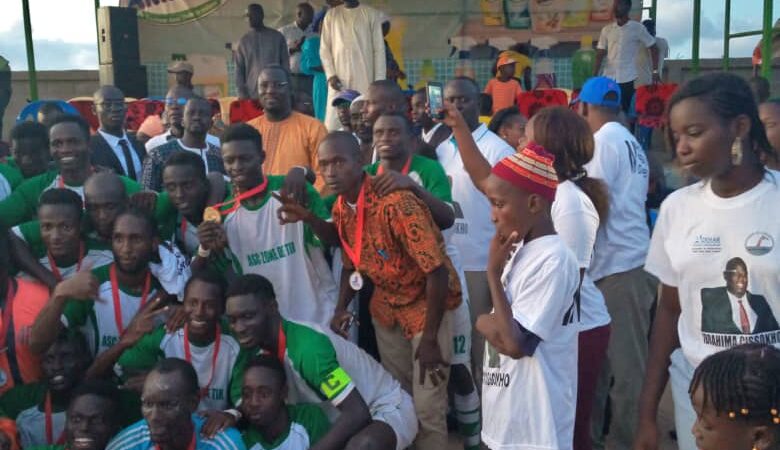 Tournoi football de tivaoune peulh avec le Mouvement Mon Pays Mon avenir